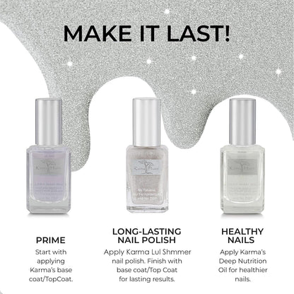 Karma Organic Vegan Non-Toxic Nail Polish – [Lil Shimmer] – Cruelty-Free Long-Lasting Nail Color