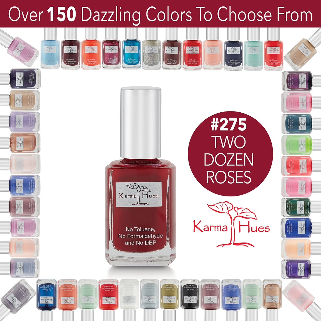 Two Dozen Roses - Nail Polish; Non-Toxic, Vegan, and Cruelty-Free (