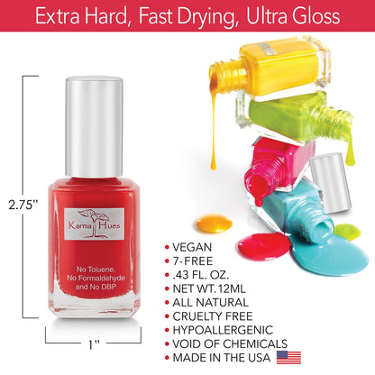 Karma Naturals Nail Polish - Geranium