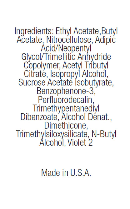 2 in 1 Base &amp; Top Coat -Nail Polish; Non-Toxic, Vegan, and Cruelty-Free (2IN1PL)