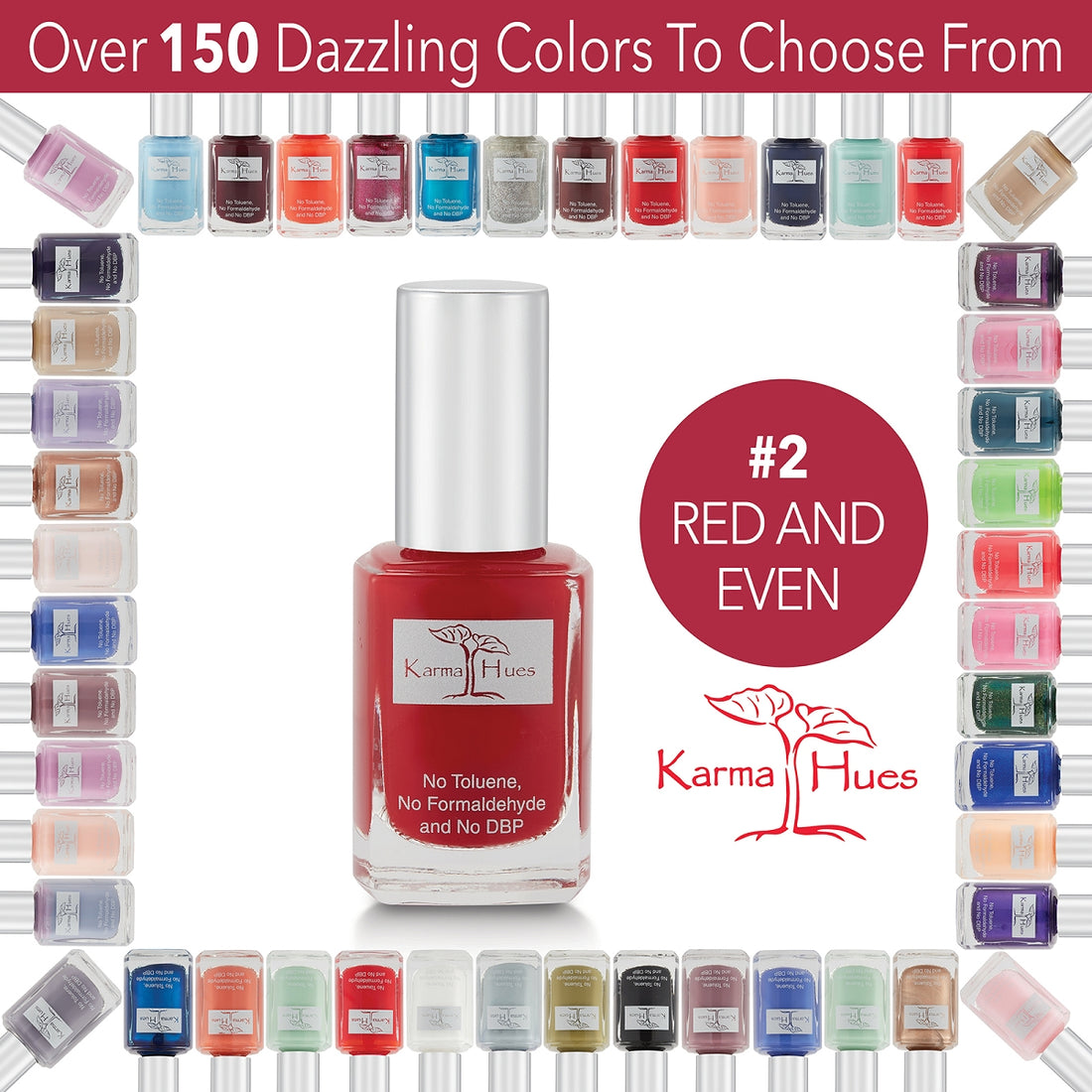 Karma Naturals Nail Polish - Red and Even