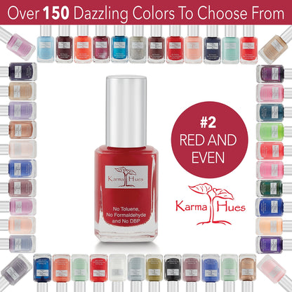 Karma Naturals Nail Polish - Red and Even