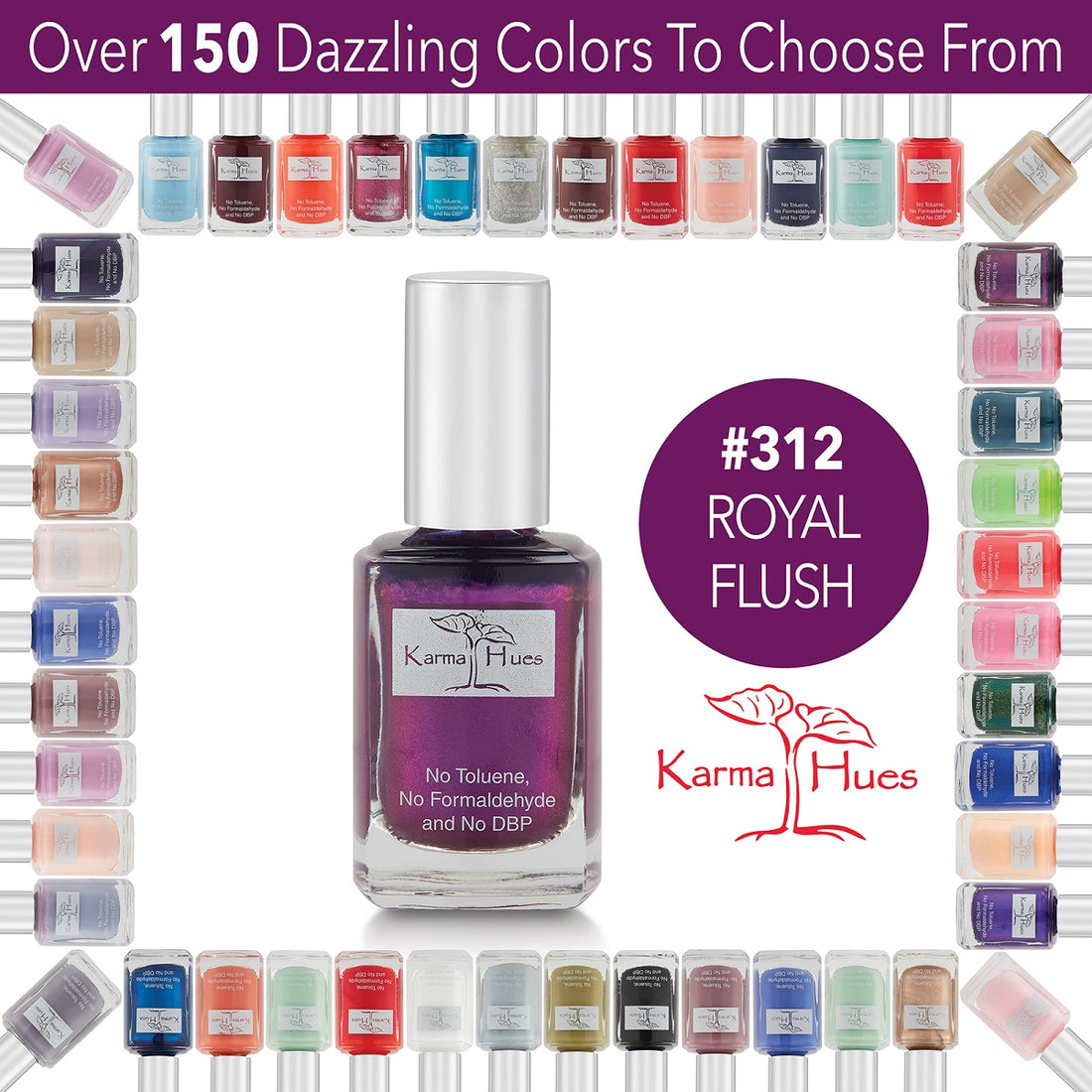 Royal Flush - Nail Polish; Non-Toxic, Vegan, and Cruelty-Free (