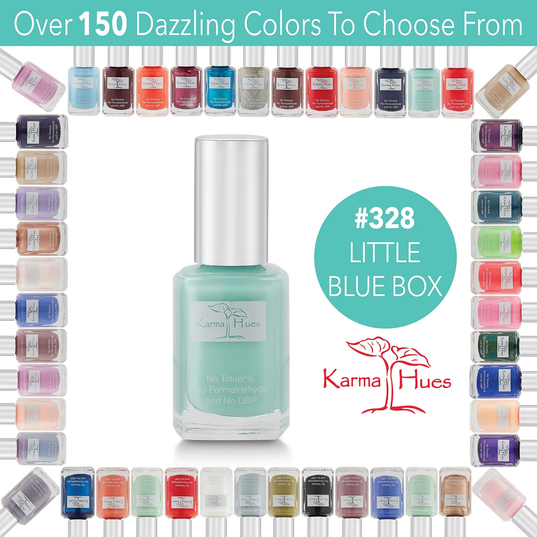 Little Blue Box - Nail Polish; Non-Toxic, Vegan, and Cruelty-Free (