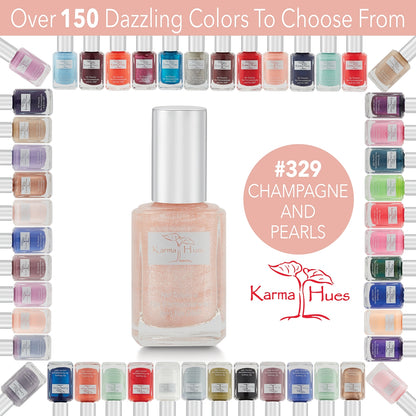 Champagne and Pearls - Nail Polish; Non-Toxic, Vegan, and Cruelty-Free (