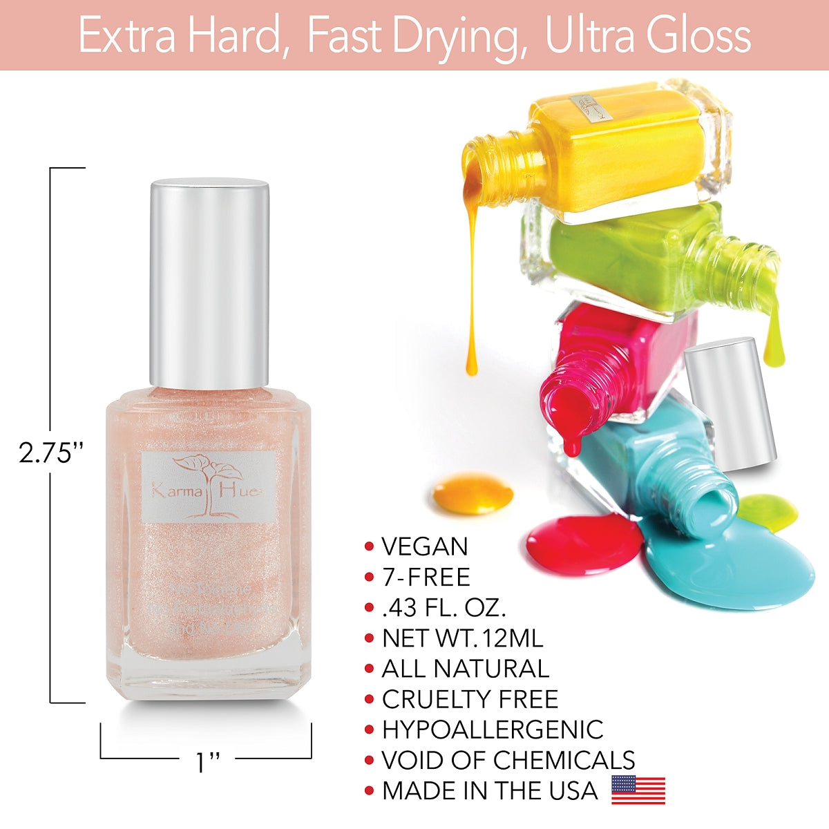 Champagne and Pearls - Nail Polish; Non-Toxic, Vegan, and Cruelty-Free (#329)