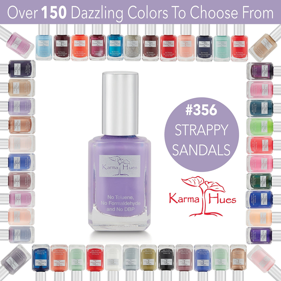 Strappy Sandals - Nail Polish; Non-Toxic, Vegan, and Cruelty-Free (