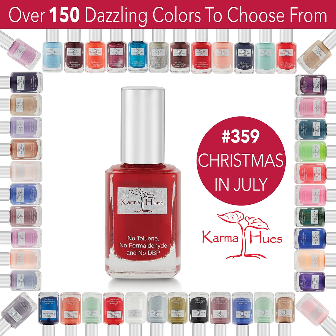 Christmas in July - Nail Polish; Non-Toxic, Vegan, and Cruelty-Free (