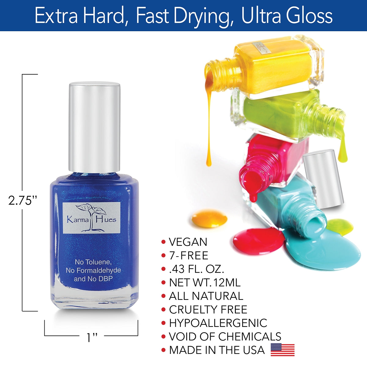 Universal Appeal - Nail Polish; Non-Toxic, Vegan, and Cruelty-Free (