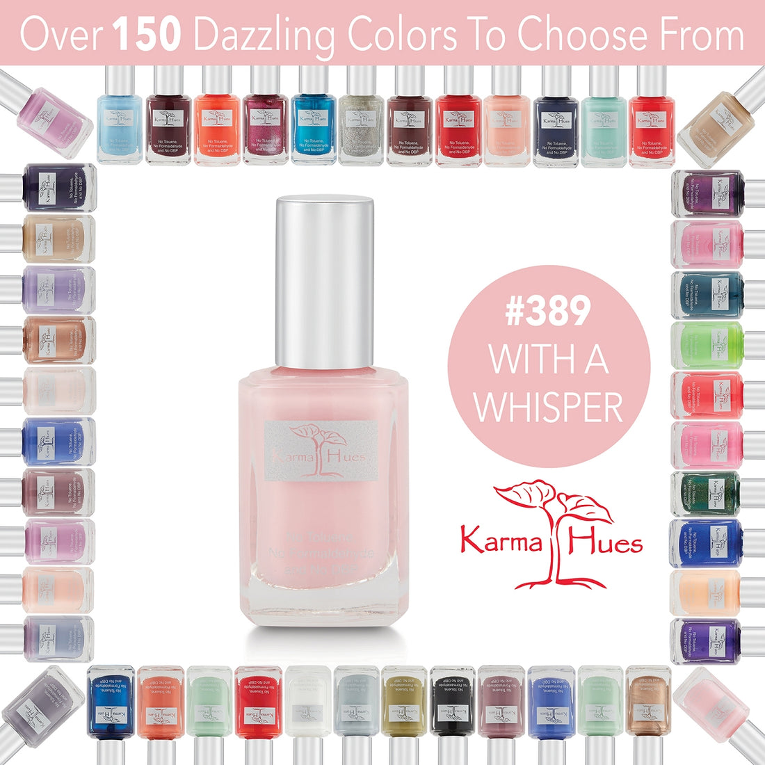 With a Whisper - Nail Polish; Non-Toxic, Vegan, and Cruelty-Free (