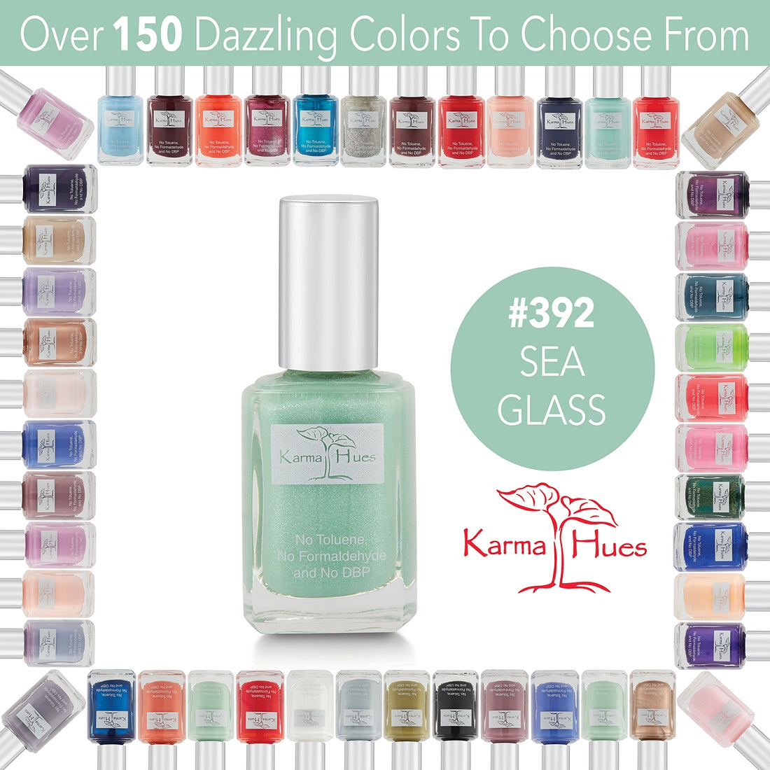 Sea Glass - Nail Polish; Non-Toxic, Vegan, and Cruelty-Free (