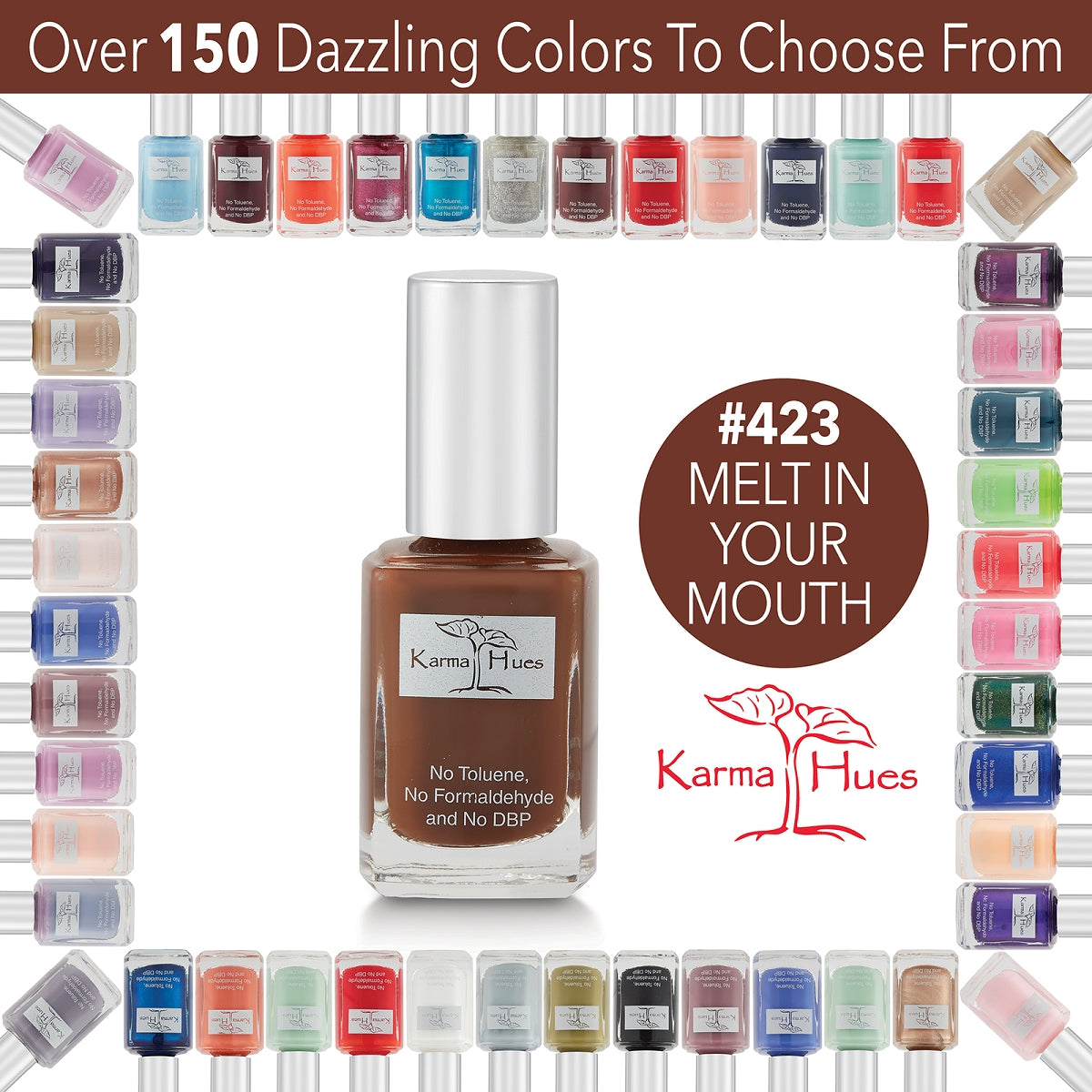 Melt in your Mouth - Nail Polish; Non-Toxic, Vegan, and Cruelty-Free (#423)