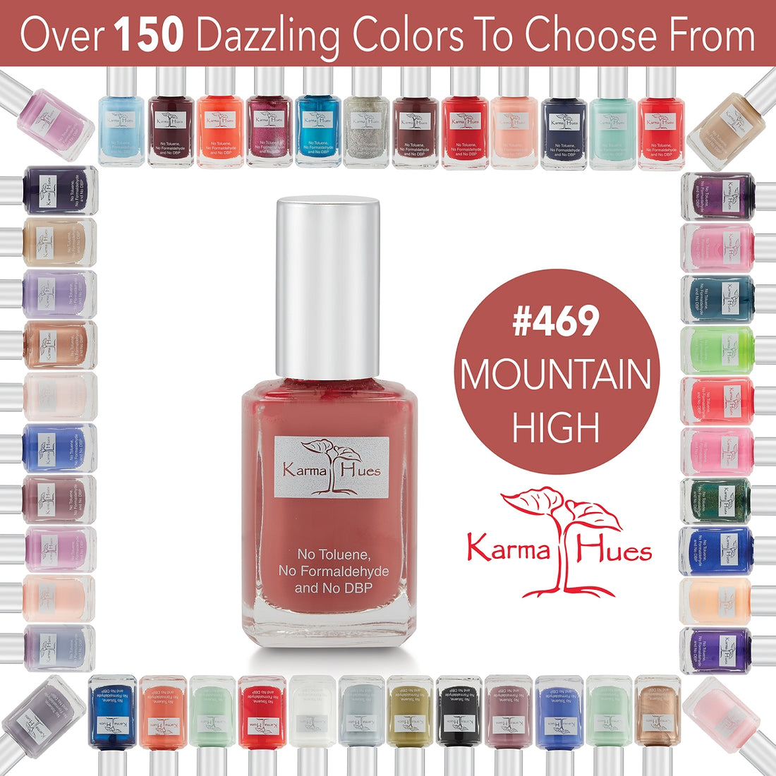 Mountain High - Nail Polish; Non-Toxic, Vegan, and Cruelty-Free (