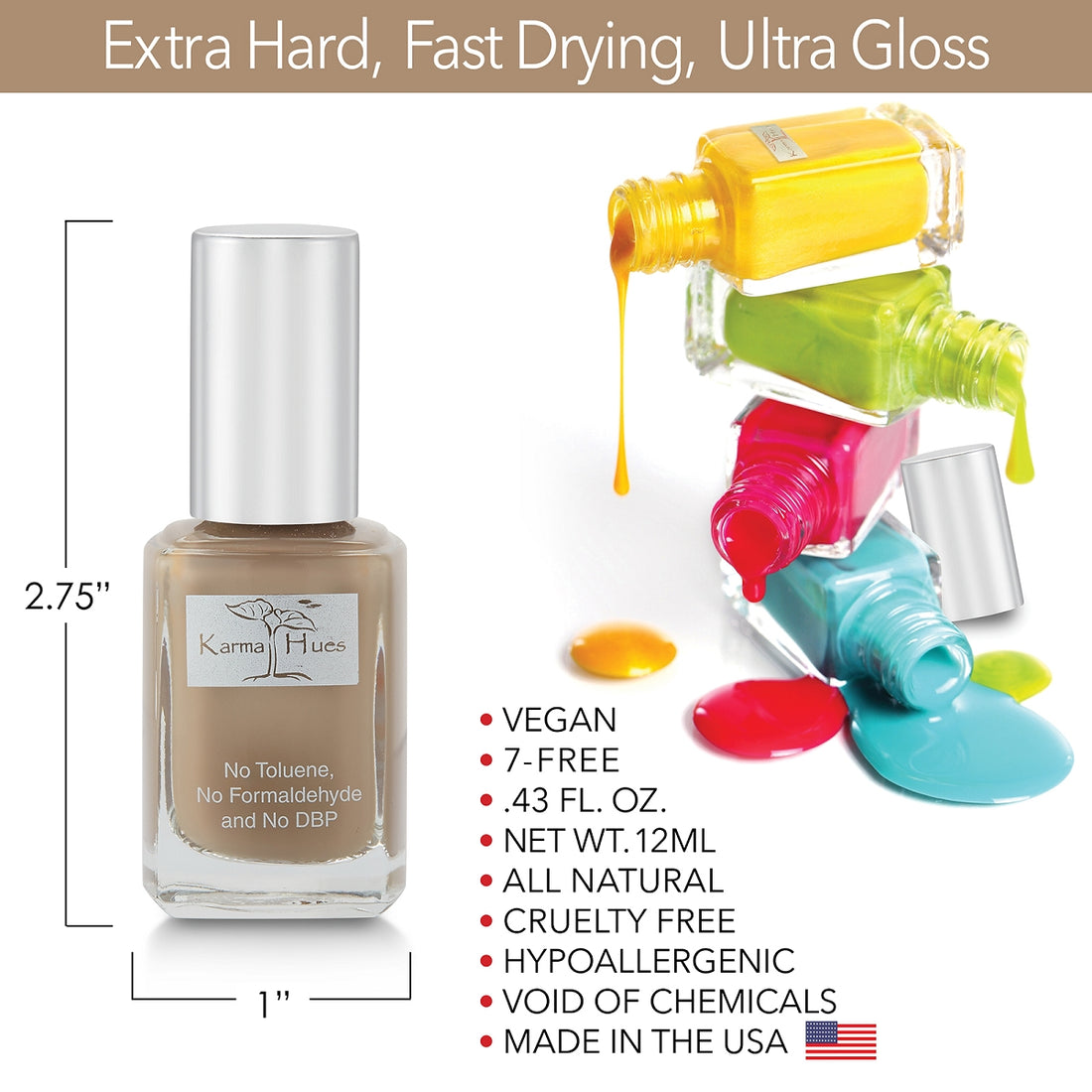 Planet Earth - Nail Polish; Non-Toxic, Vegan, and Cruelty-Free (
