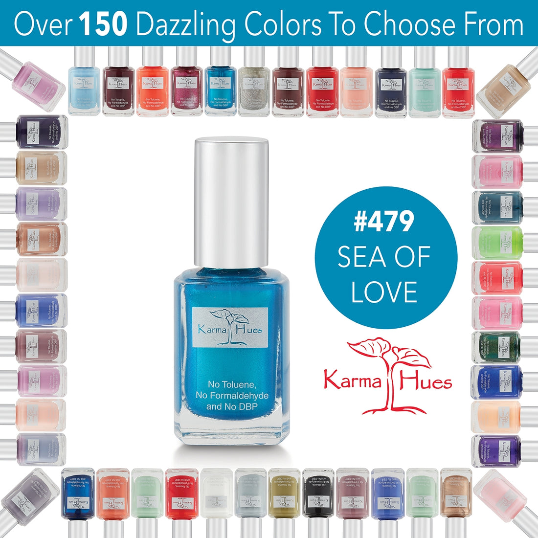 Sea of Love - Nail Polish; Non-Toxic, Vegan, and Cruelty-Free (