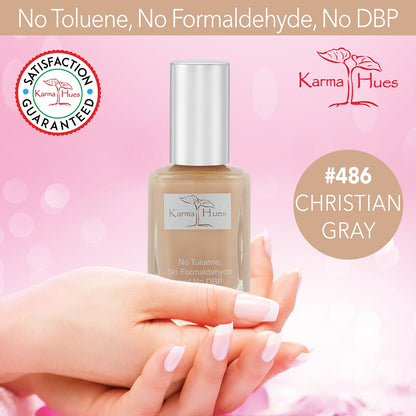 Christian Gray - Nail Polish; Non-Toxic, Vegan, and Cruelty-Free (