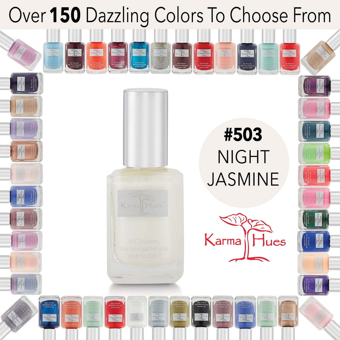 Night Jasmine - Nail Polish; Non-Toxic, Vegan, and Cruelty-Free (