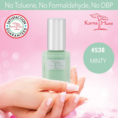 Minty - Nail Polish; Non-Toxic, Vegan, and Cruelty-Free (