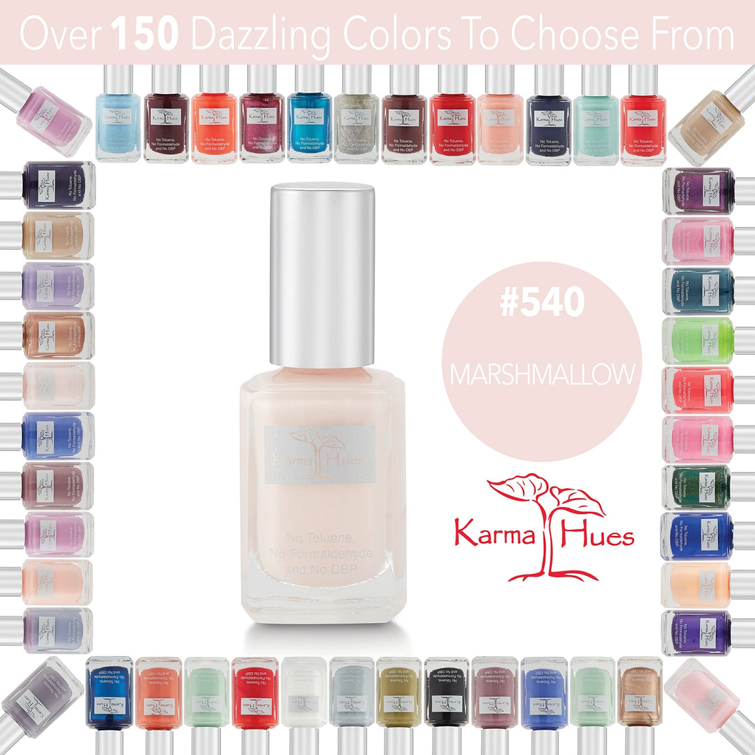 Marshmallow - Nail Polish; Non-Toxic, Vegan, and Cruelty-Free (