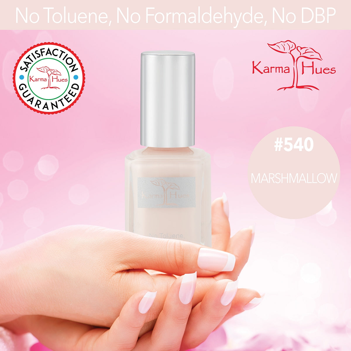 Marshmallow - Nail Polish; Non-Toxic, Vegan, and Cruelty-Free (