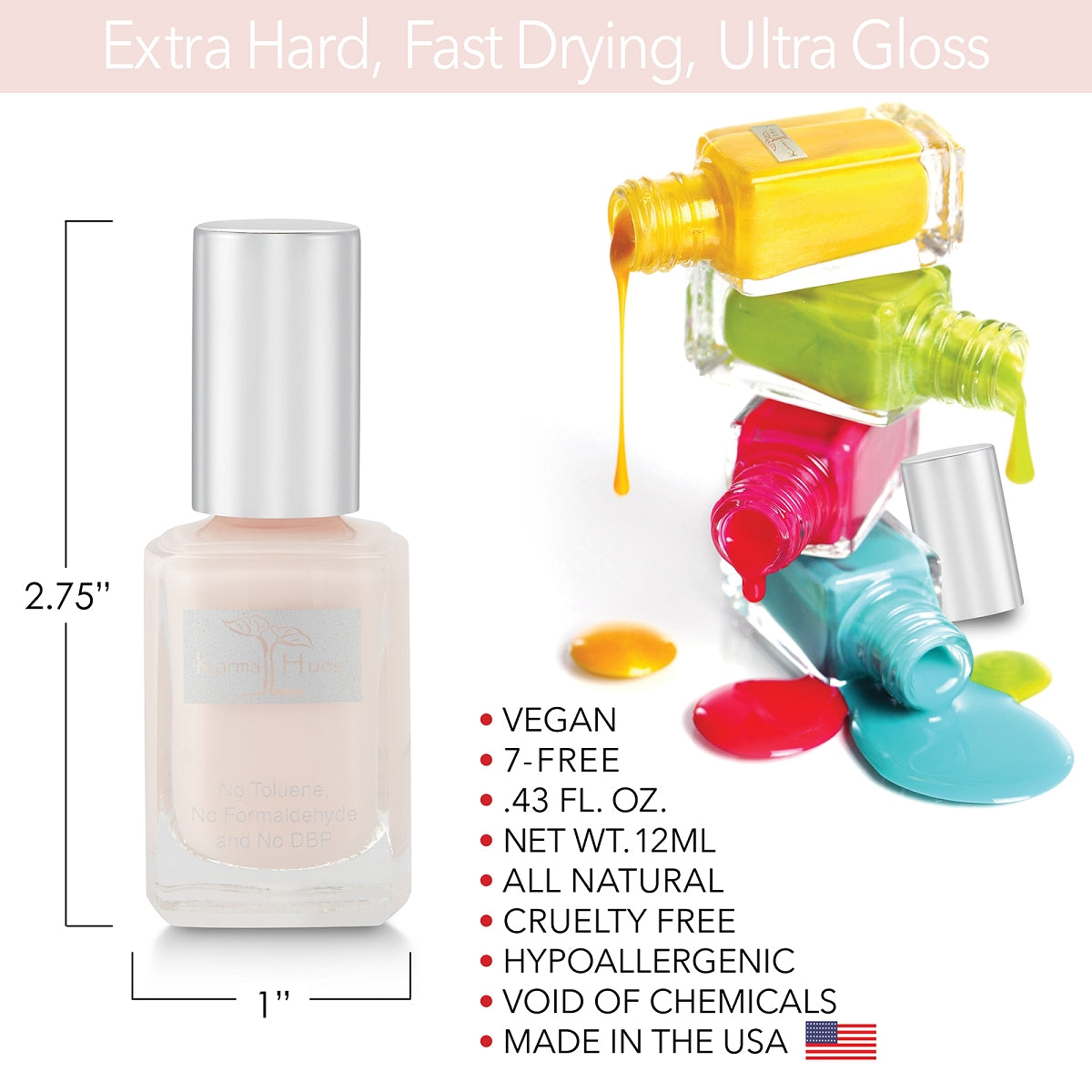 Marshmallow - Nail Polish; Non-Toxic, Vegan, and Cruelty-Free (