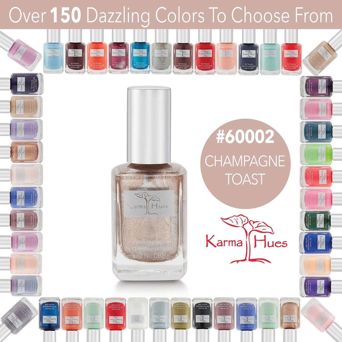 Champagne Toast - Nail Polish; Non-Toxic, Vegan, and Cruelty-Free (
