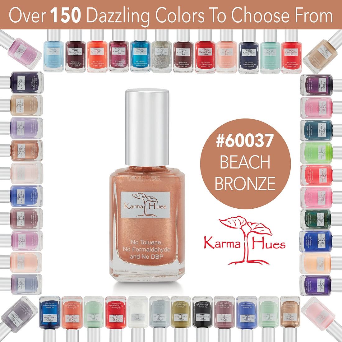 Beach Bronze - Nail Polish; Non-Toxic, Vegan, and Cruelty-Free (