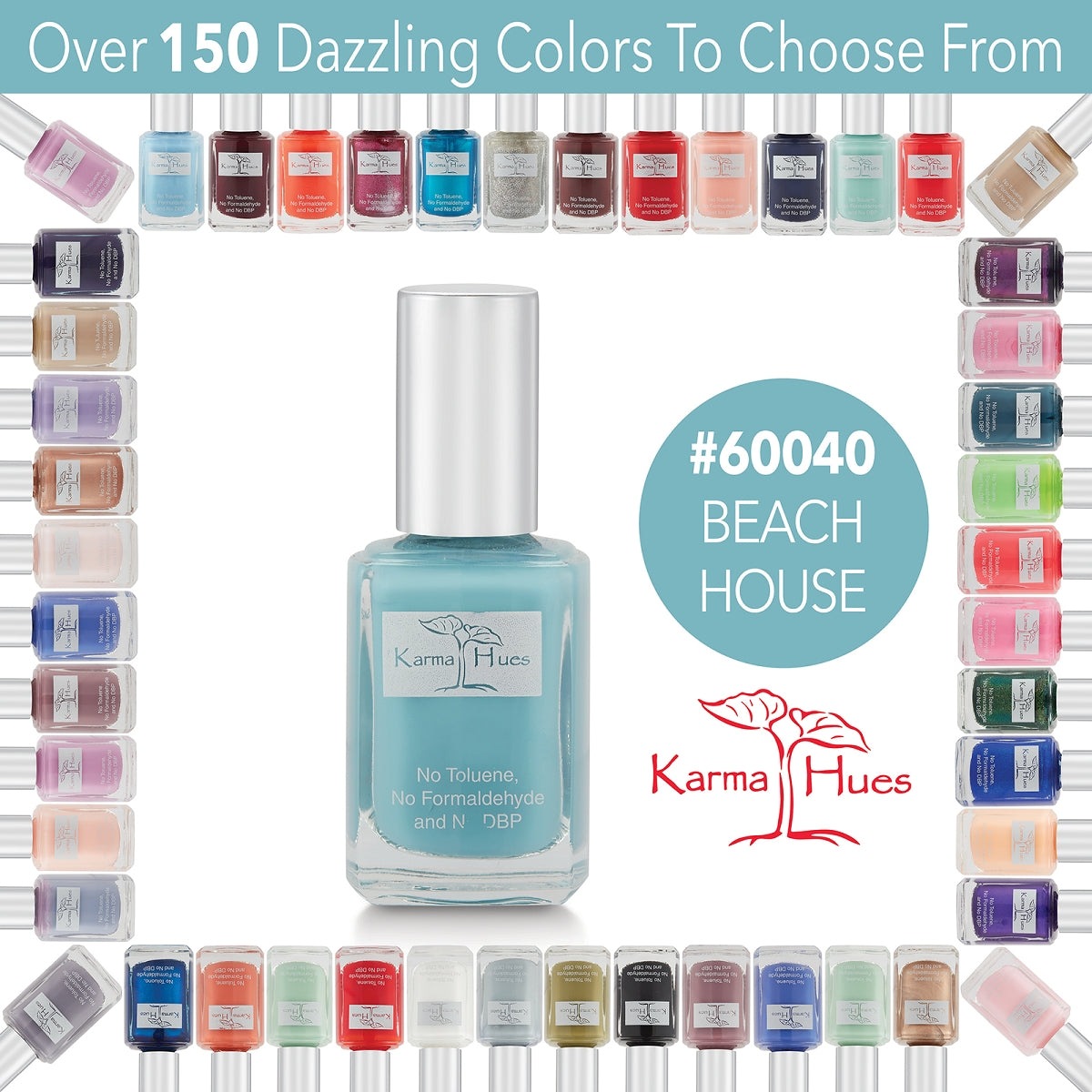Beach House - Nail Polish; Non-Toxic, Vegan, and Cruelty-Free (#60040)