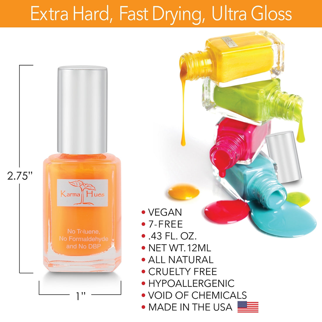 Francis - Nail Polish; Non-Toxic, Vegan, and Cruelty-Free (
