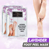 Karma lavender Foot Peel Mask – Helps Remove Callus & Repair Cracked Heels by Karma Organic – For Men & Women [2 Pack]