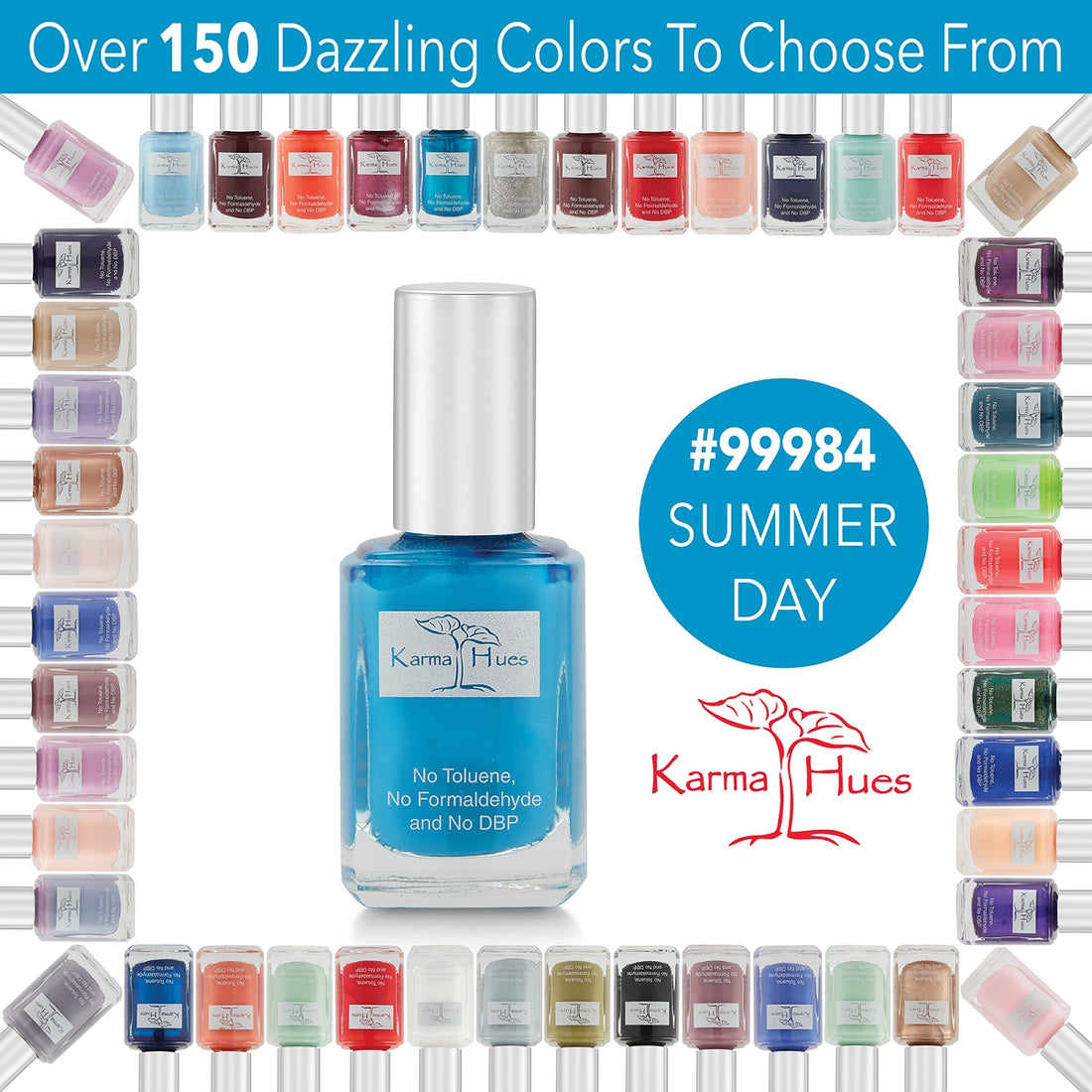Summer Day - Nail Polish; Non-Toxic, Vegan, and Cruelty-Free (