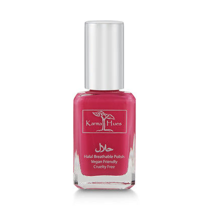 Ayshah - Karma Halal Certified Nail Polish; Vegan, and Cruelty-Free Oxygen Permeable Wudu Friendly Nail Enamel (H4 