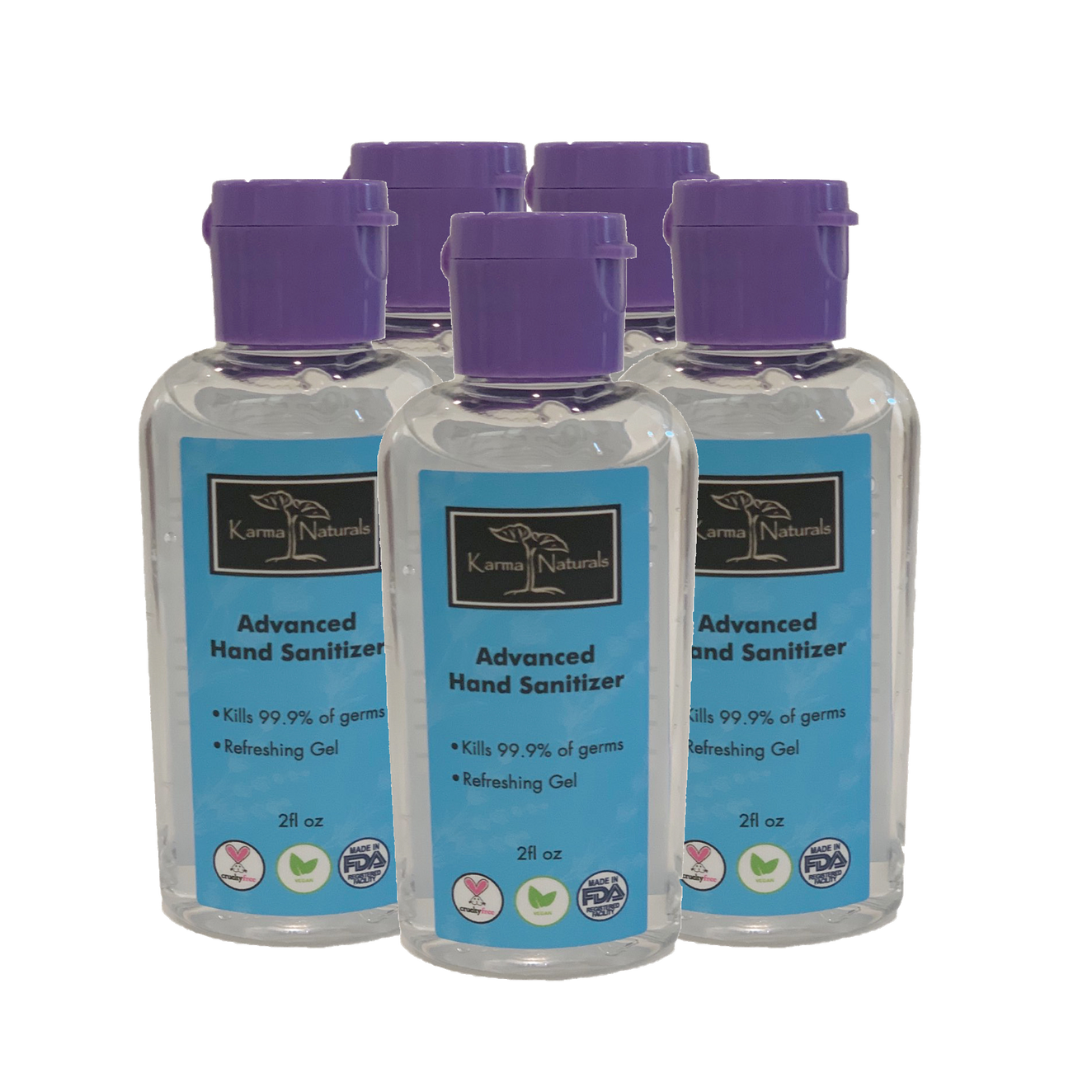 Karma Naturals Advanced Hand Sanitizer - Pack of 5