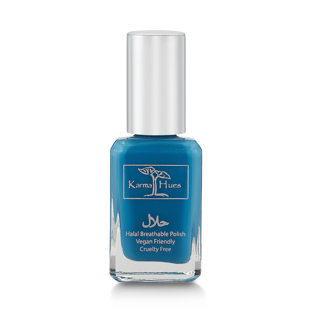 Dariya - Karma Halal Certified Nail Polish; Vegan, and Cruelty-Free Oxygen Permeable Wudu Friendly Nail Enamel (H7 Bold Blue)