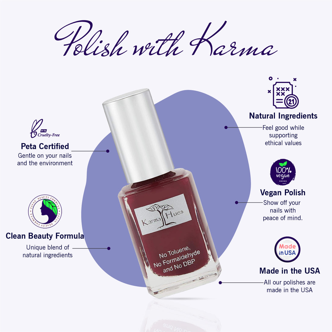 Karma Naturals Nail Polish - French Kiss