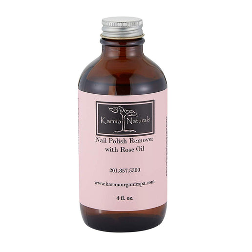 Karma Organic Patented Soy-Based Nail Polish Remover – Non-Toxic Formula with Rose Oil - 4 fl. Oz.
