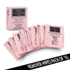 Karma Naturals  Nail Polish Remover Wipes with Rose Oil  - 1 Pack of 10 Individually Wrapped Wipes