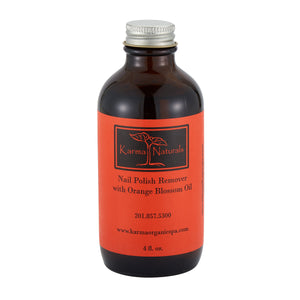 Soybean Oil Orange Blossom Nail Polish Remover - 100% Natural - Vegan and Cruelty Free
