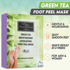 Karma Green Tea Foot Peel Mask – Helps Remove Callus & Repair Cracked Heels by Karma Organic – For Men & Women [2 Pack]