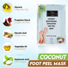 Karma Coconut Foot Peel Mask – Helps Remove Callus & Repair Cracked Heels by Karma Organic – For Men & Women [2 Pack]