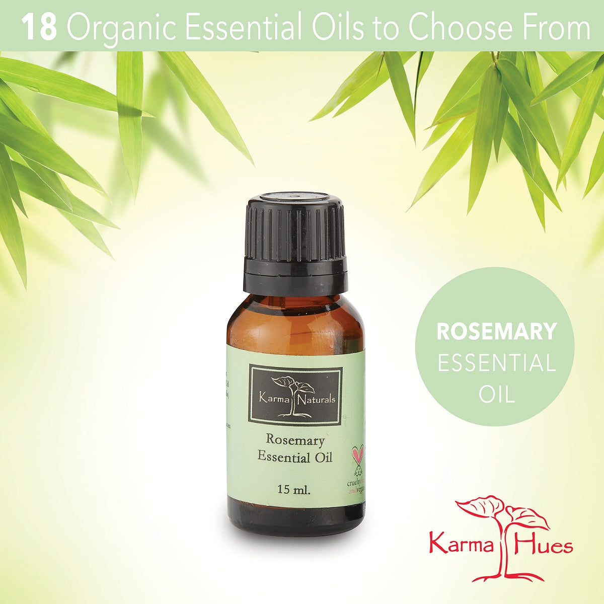 Rosemary Essential Oil : 100% Pure Therapeutic Grade (15ml)