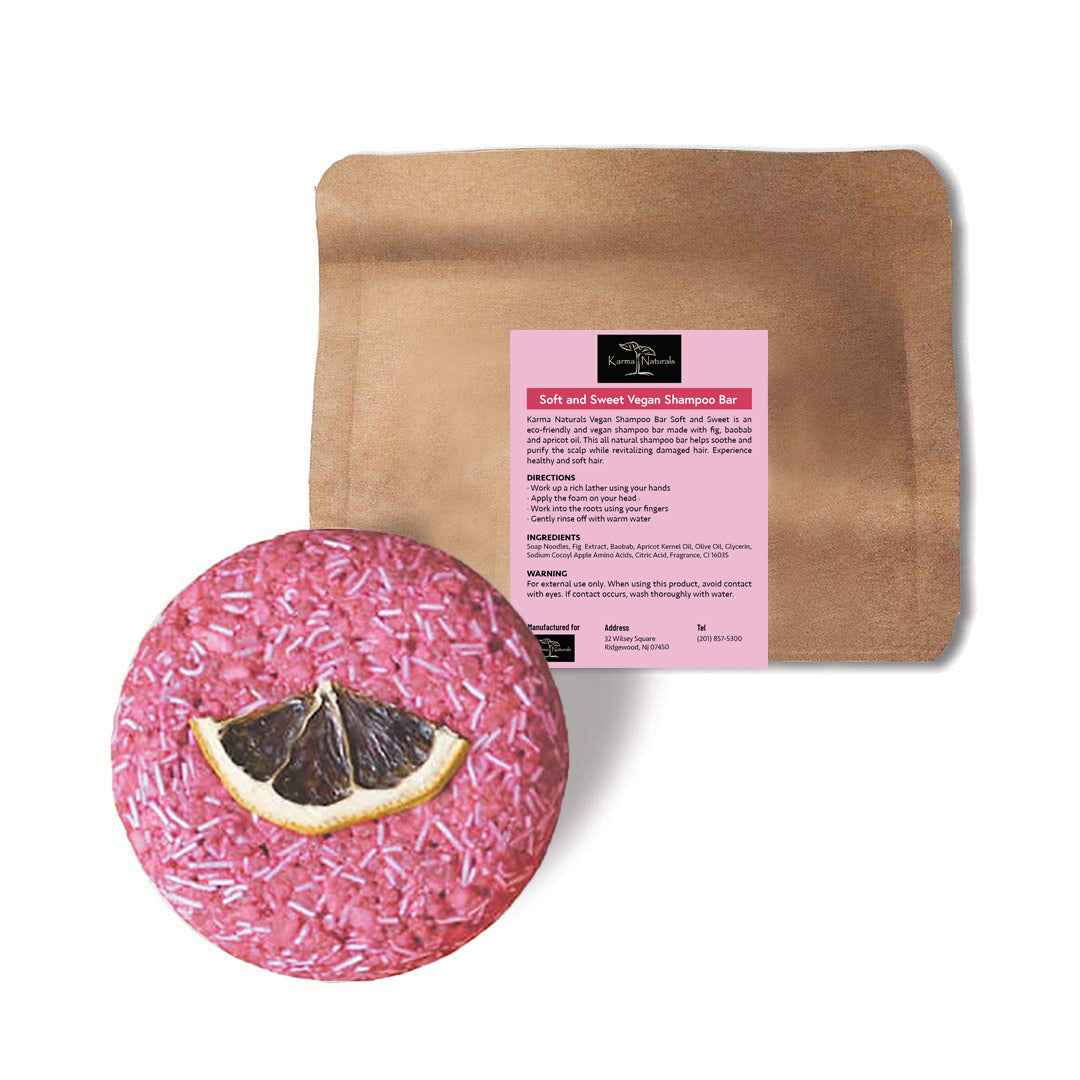 Karma Naturals  Soft and Sweet Vegan Shampoo Bar
